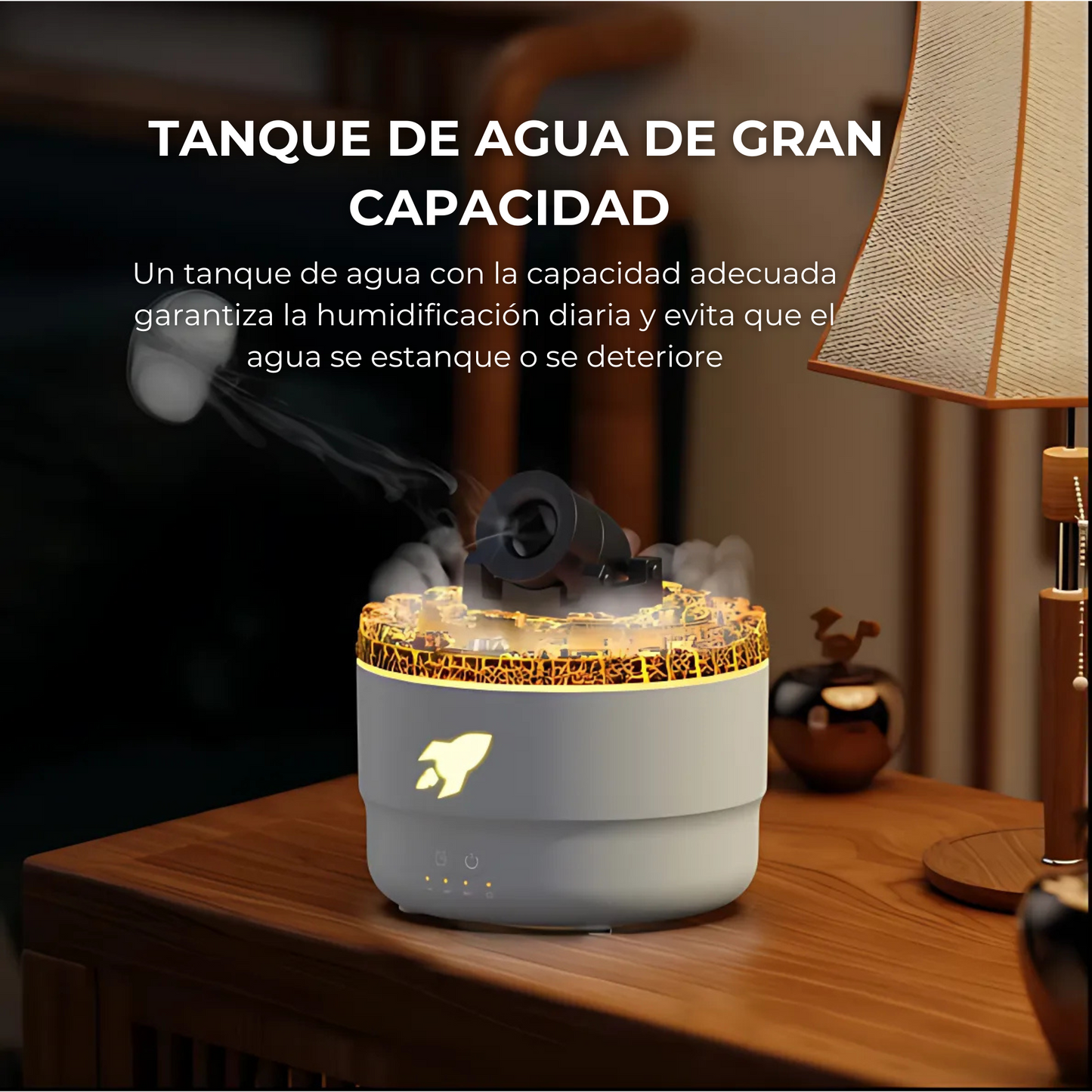 2024 New Creative Fort Aromatherapy Machine Household Lava Crack Humidifier Hotel Essential Oil Diffuser Aromatherapy Machine